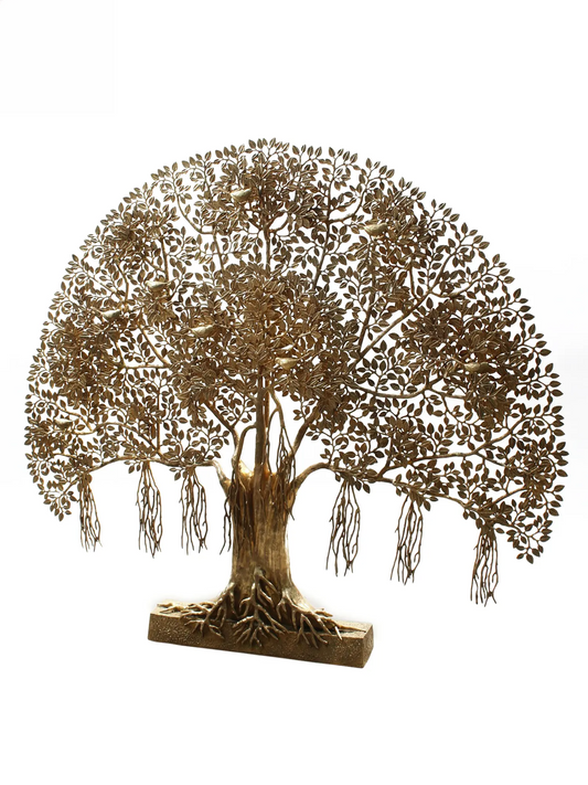Brassaura® Brass Tree of Life Kalpvriksha Statue | Height 57.48 Inches & Weight 68.68 kg