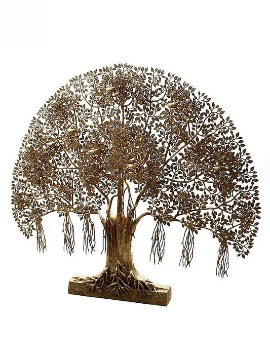 Brassaura® Brass Tree of Life Kalpvriksha Statue | Height 57.48 Inches & Weight 68.68 kg