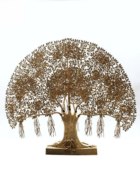Brassaura® Brass Tree of Life Kalpvriksha Statue | Height 57.48 Inches & Weight 68.68 kg