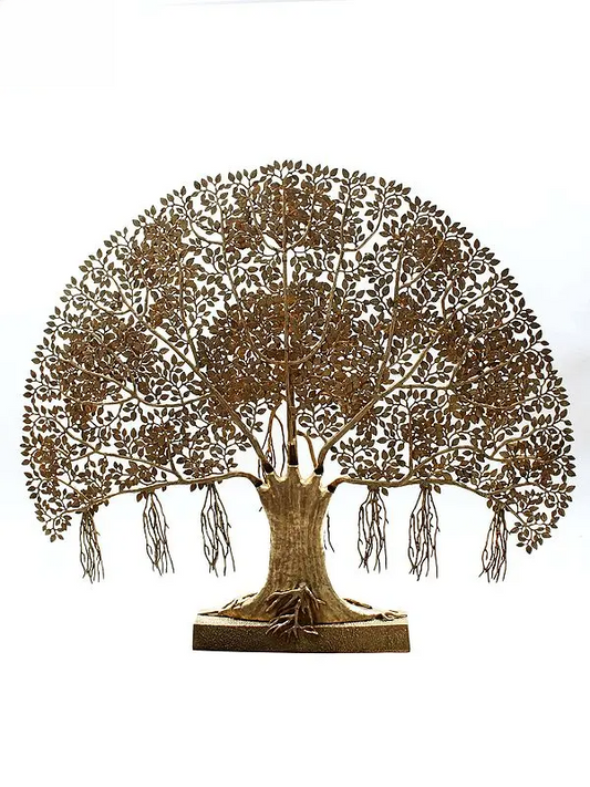 Brassaura® Brass Tree of Life Kalpvriksha Statue | Height 57.48 Inches & Weight 68.68 kg