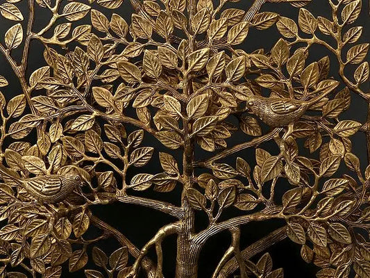 Brassaura® Brass Tree of Life Kalpvriksha Statue | Height 37.99 Inches & Weight 28.06 kg