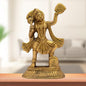 Brass Hanuman with parvat Idol for Home and Decor Weight 1.2 Kg Height 16 cm