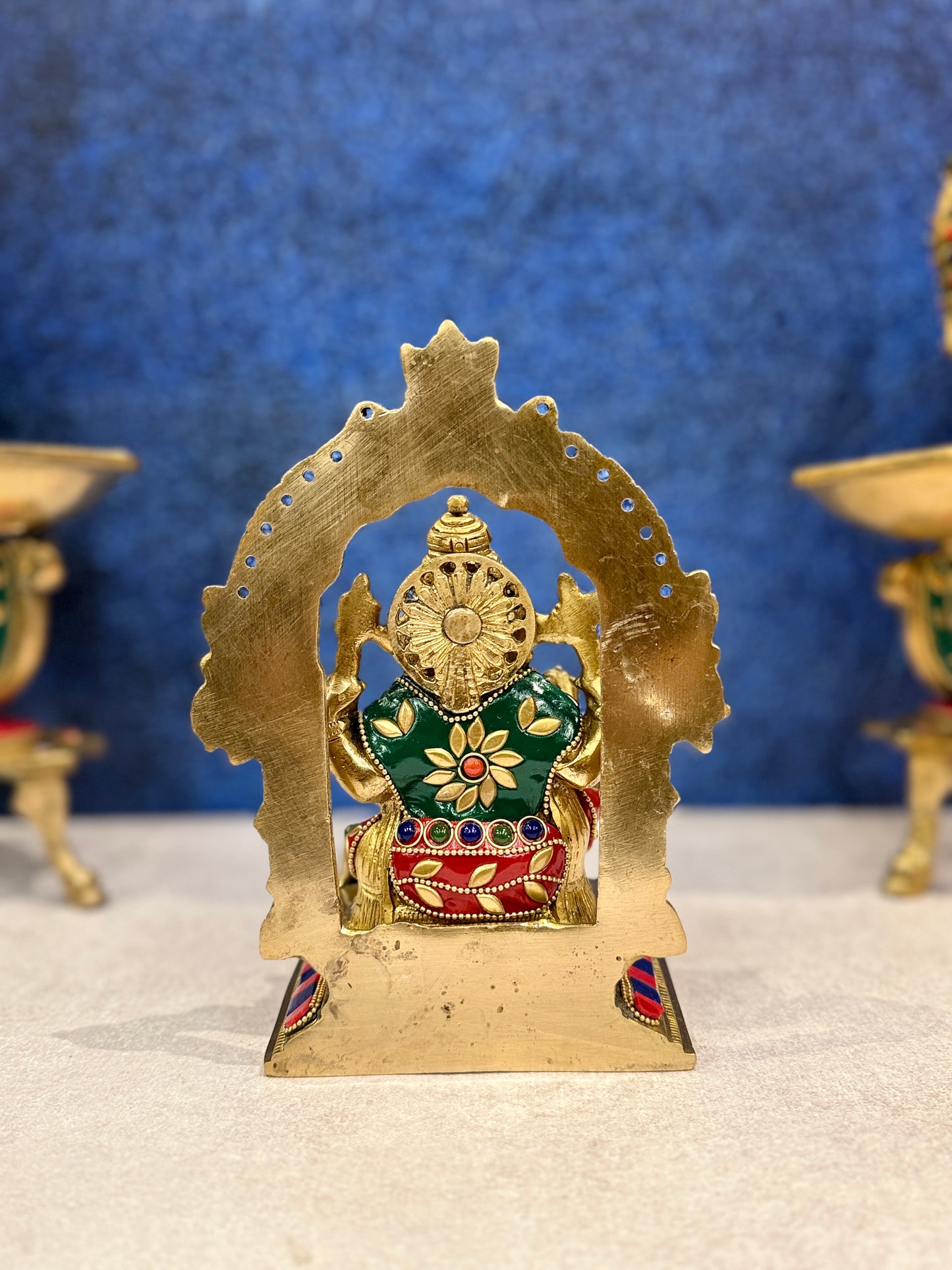 Brassaura® Brass Ganesha Statue | Height 7 Inches