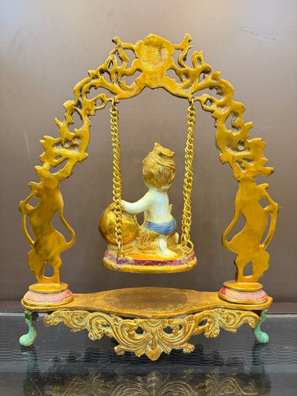 Brassaura® Brass Ladoo Gopal Restaurant | Height 17 Inches