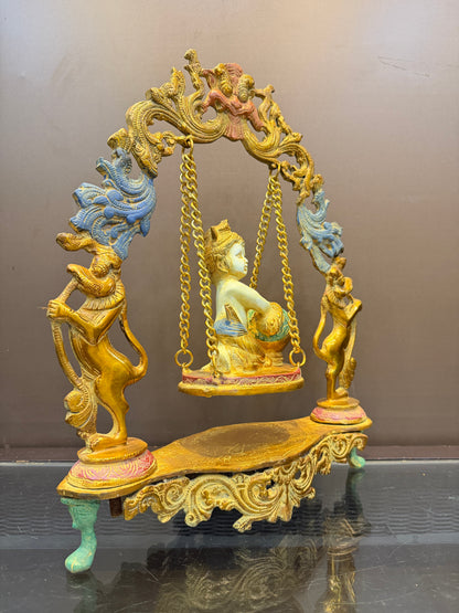 Brassaura® Brass Ladoo Gopal Restaurant | Height 17 Inches