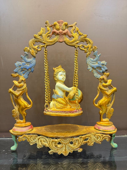 Brassaura® Brass Ladoo Gopal Restaurant | Height 17 Inches