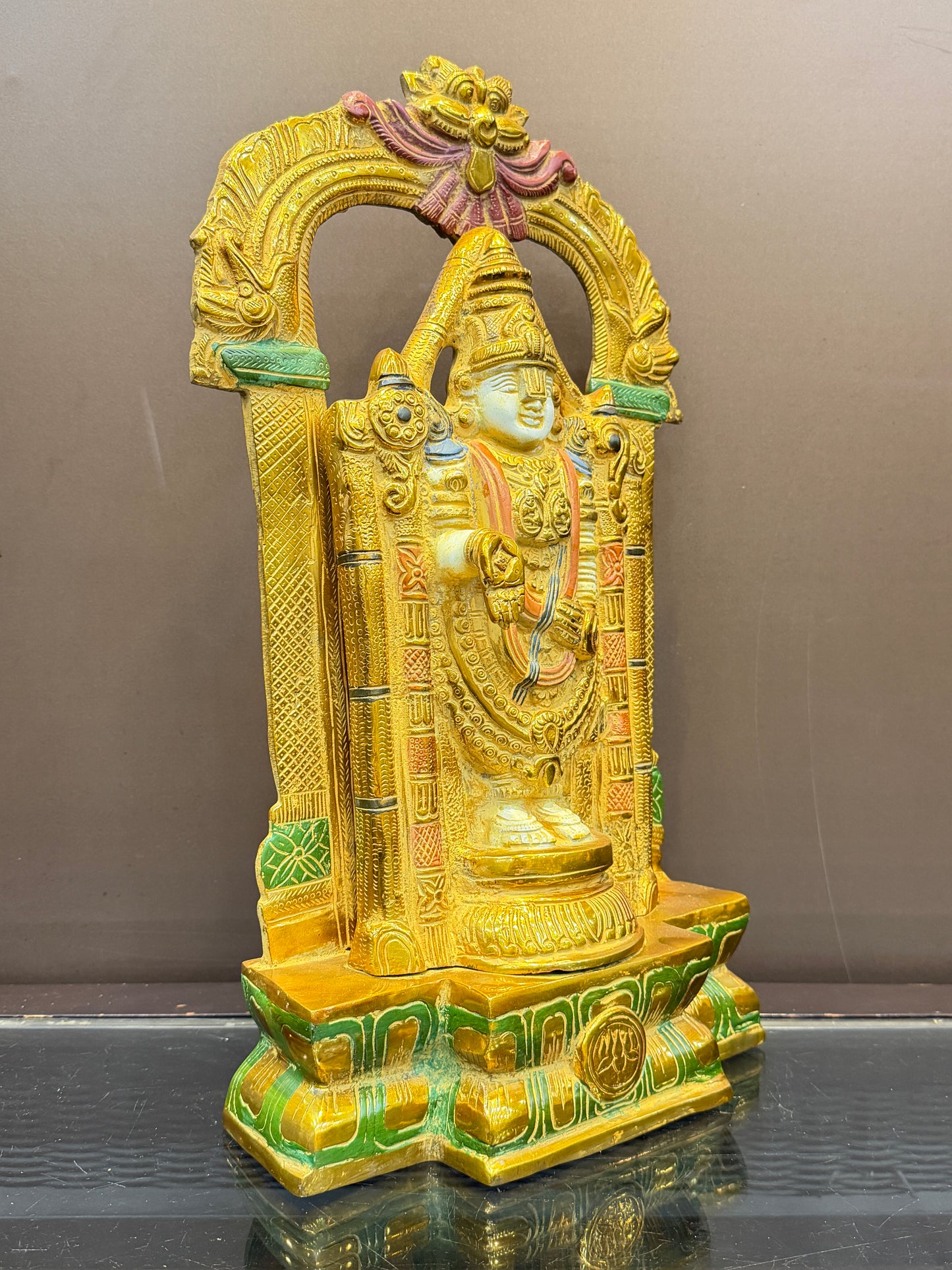 Brassaura® Brass Balaji Statue | Height 21 Inches