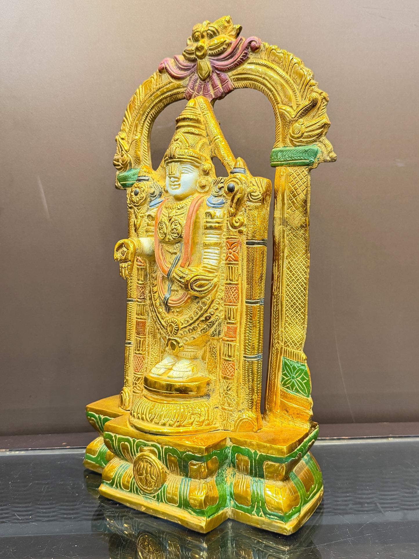 Brassaura® Brass Balaji Statue | Height 21 Inches
