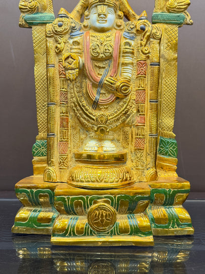 Brassaura® Brass Balaji Statue | Height 21 Inches