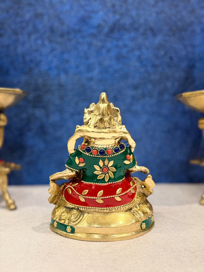 Brassaura® Brass Kuber Statue | Height 6 Inches