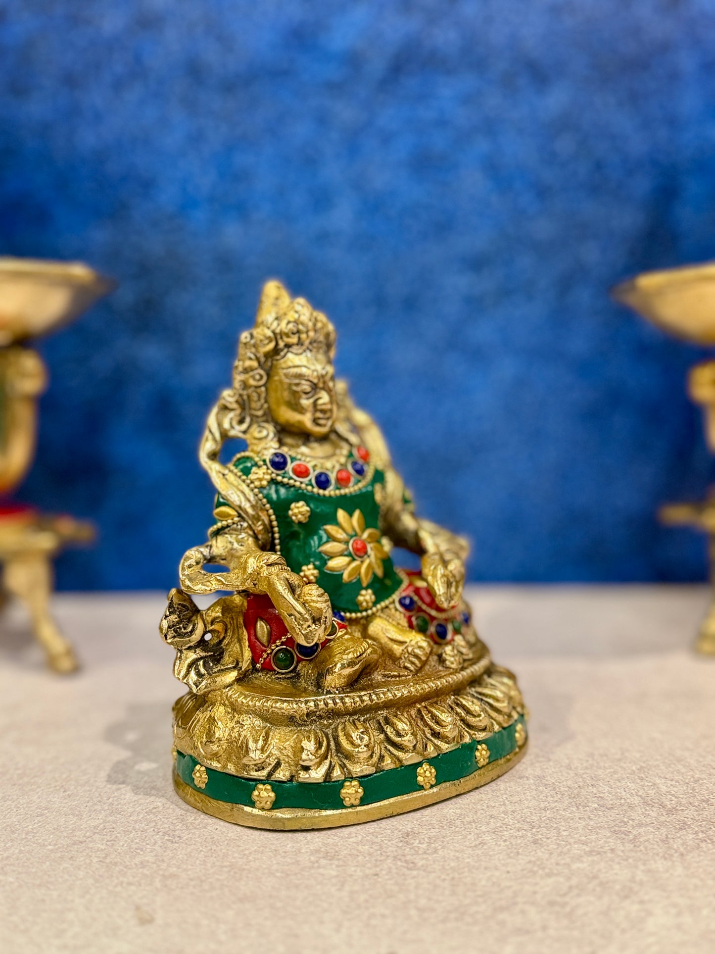 Brassaura® Brass Kuber Statue | Height 6 Inches