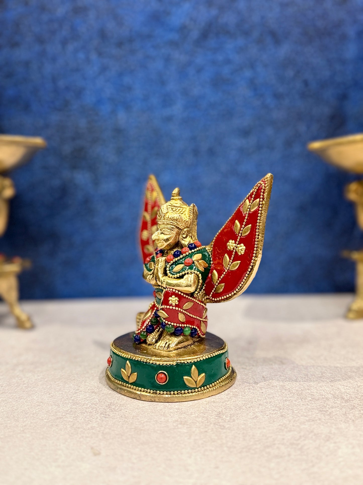 Brassaura® Brass Garud Statue | Height 6 Inches