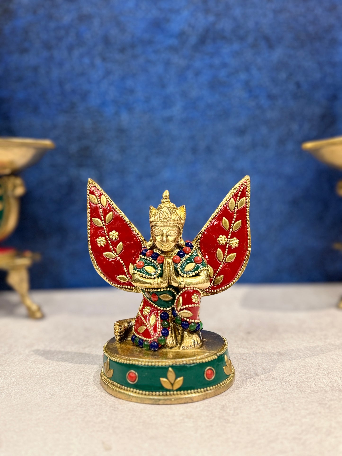 Brassaura® Brass Garud Statue | Height 6 Inches