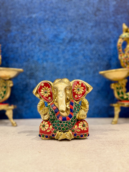 ब्रासोरा® वृंदावन वेणुगोपाल कृष्ण पीतल की प्रतिमा मोर के साथ | एंटीक नीला और सुनहरा रंग | ऊँचाई 20 इंच