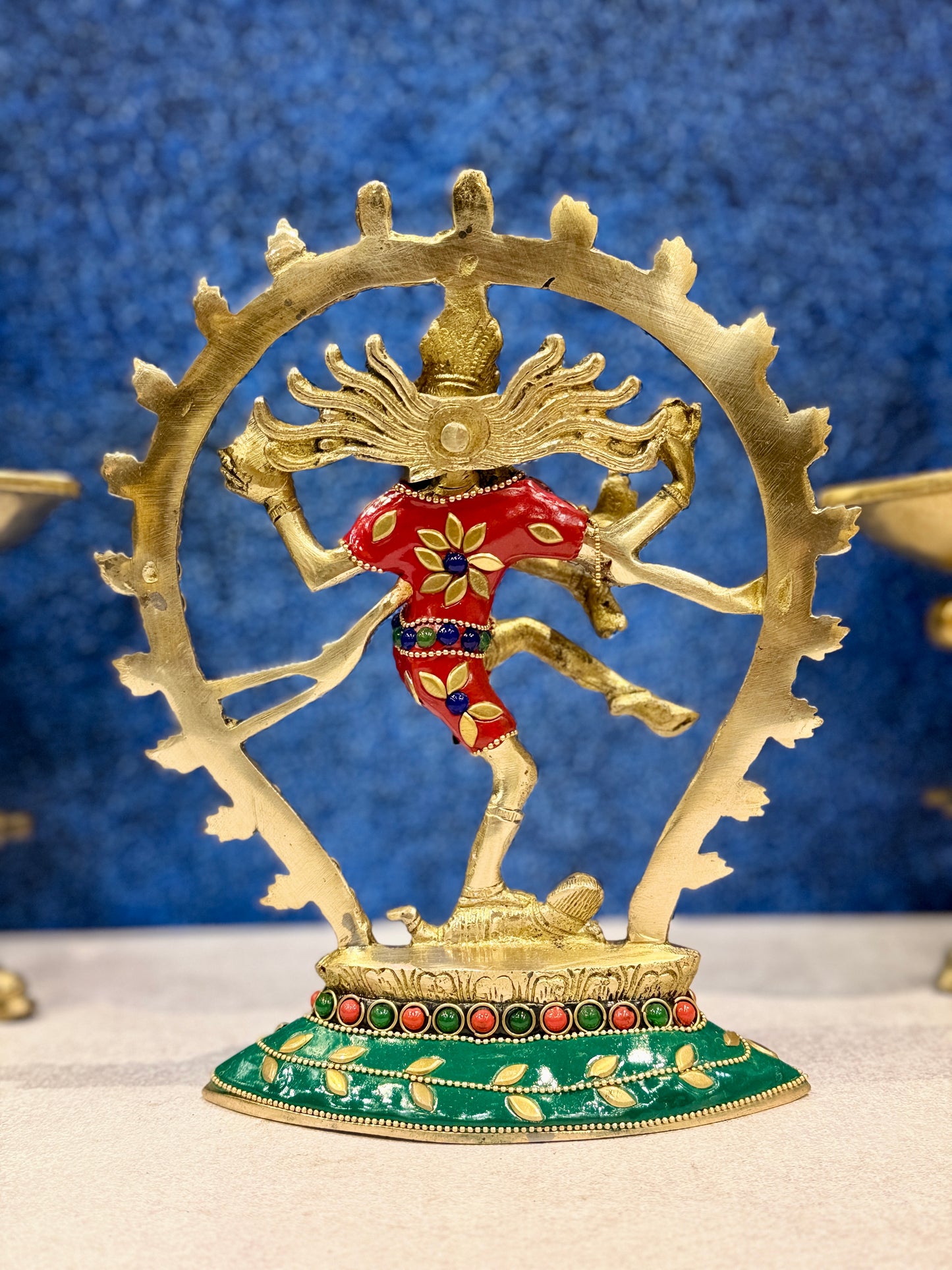 Brassaura® Brass Nataraj Statue | Height 8.5 Inches