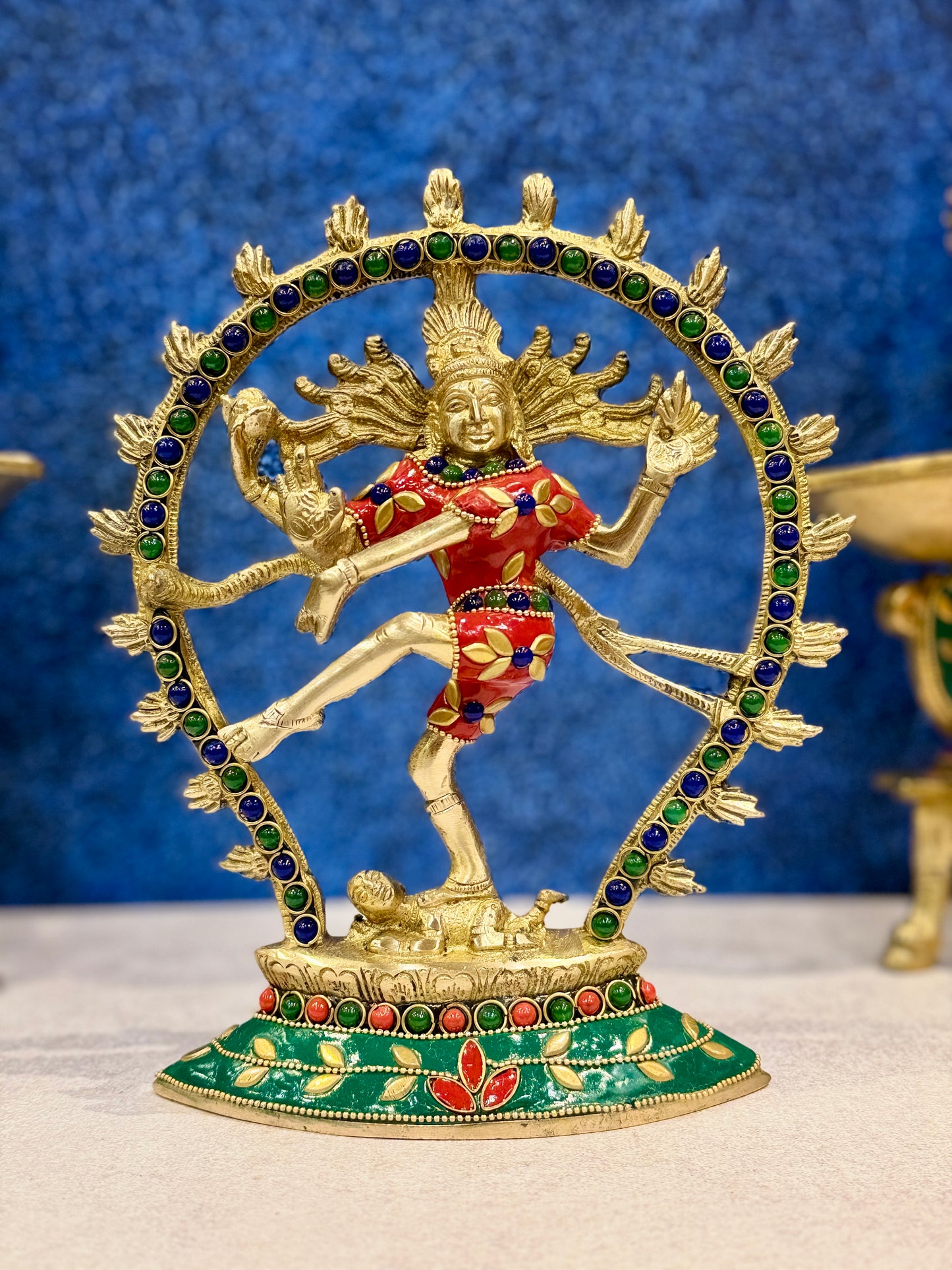 Brassaura® Brass Nataraj Statue | Height 8.5 Inches