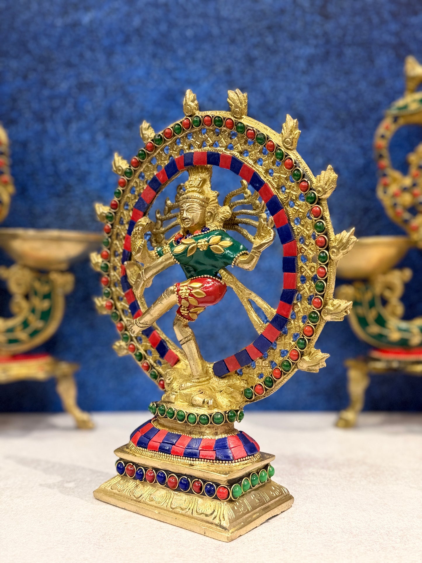 Brassaura® Brass Nataraj Statue | Height 8 Inches