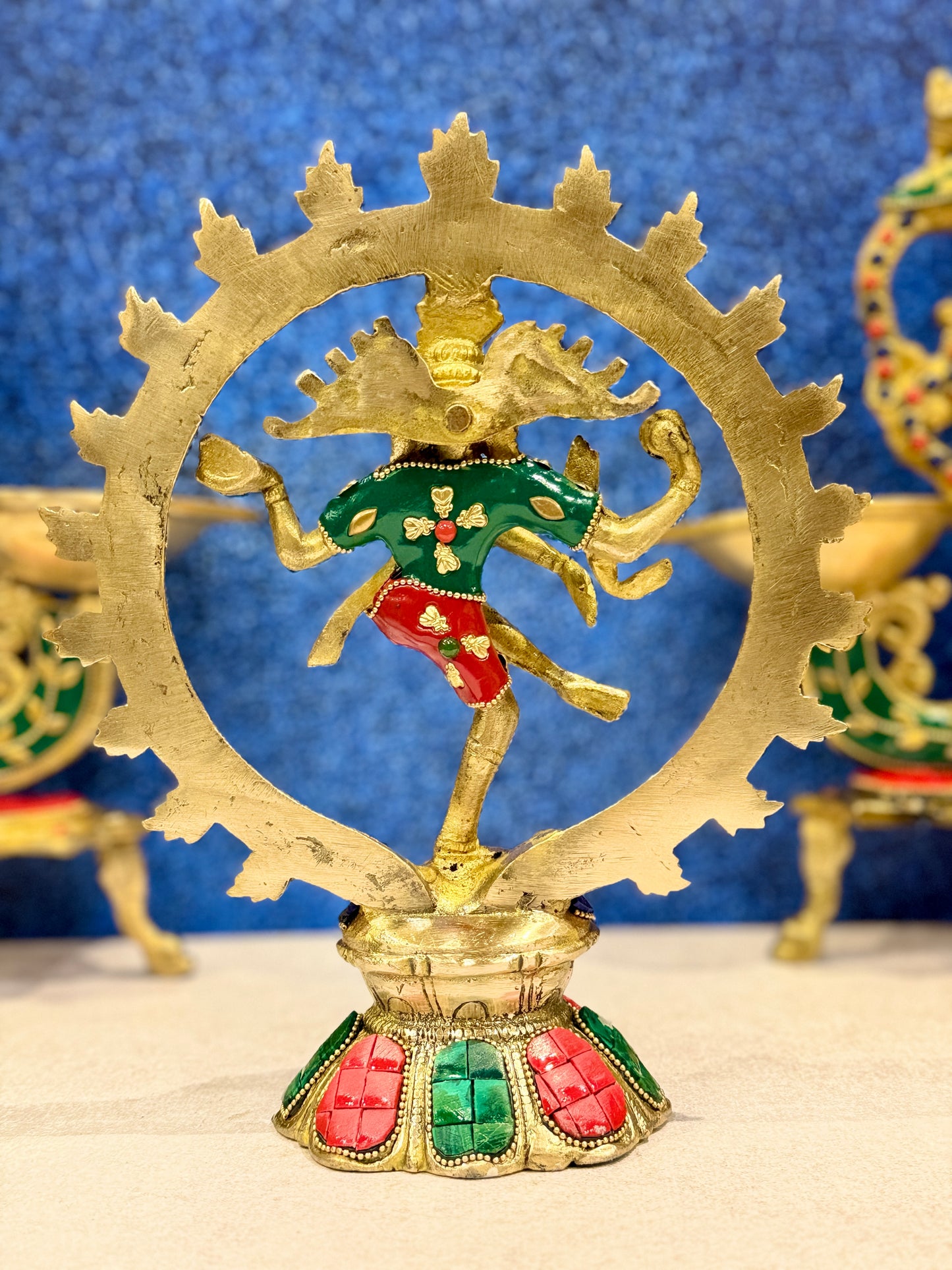 Brassaura® Brass Nataraj Statue | Height 7 Inches
