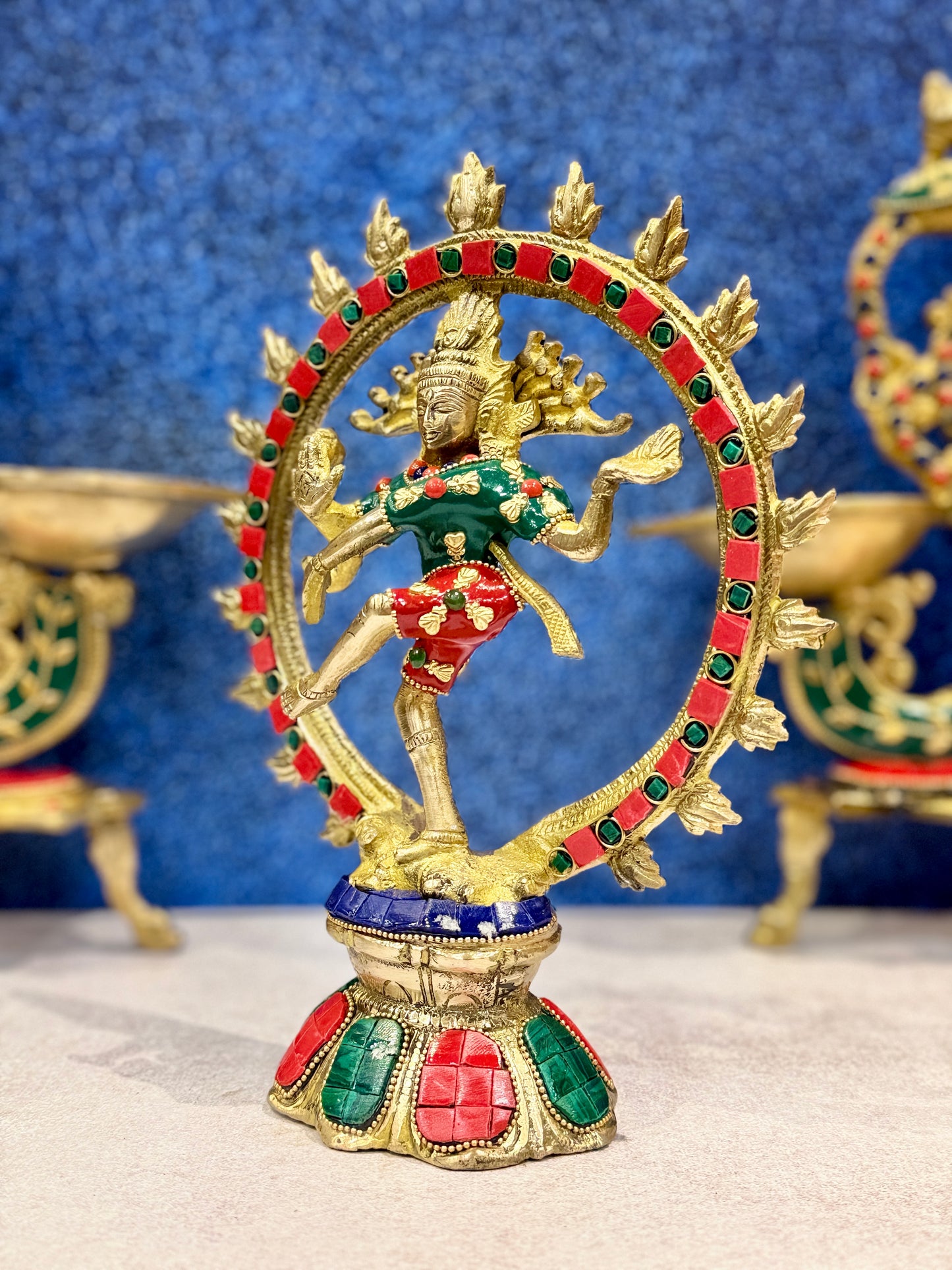 Brassaura® Brass Nataraj Statue | Height 7 Inches
