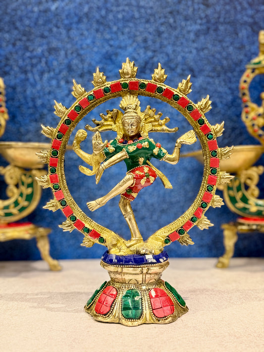 Brassaura® Brass Nataraj Statue | Height 7 Inches