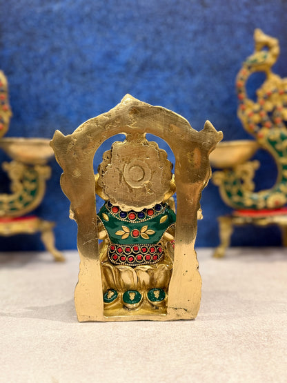 Brassaura® Brass Ganesha Statue | Height 8 Inches