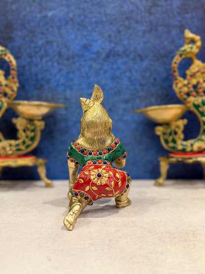 Brassaura® Brass Laddu Gopal Statue | Height 6 Inches