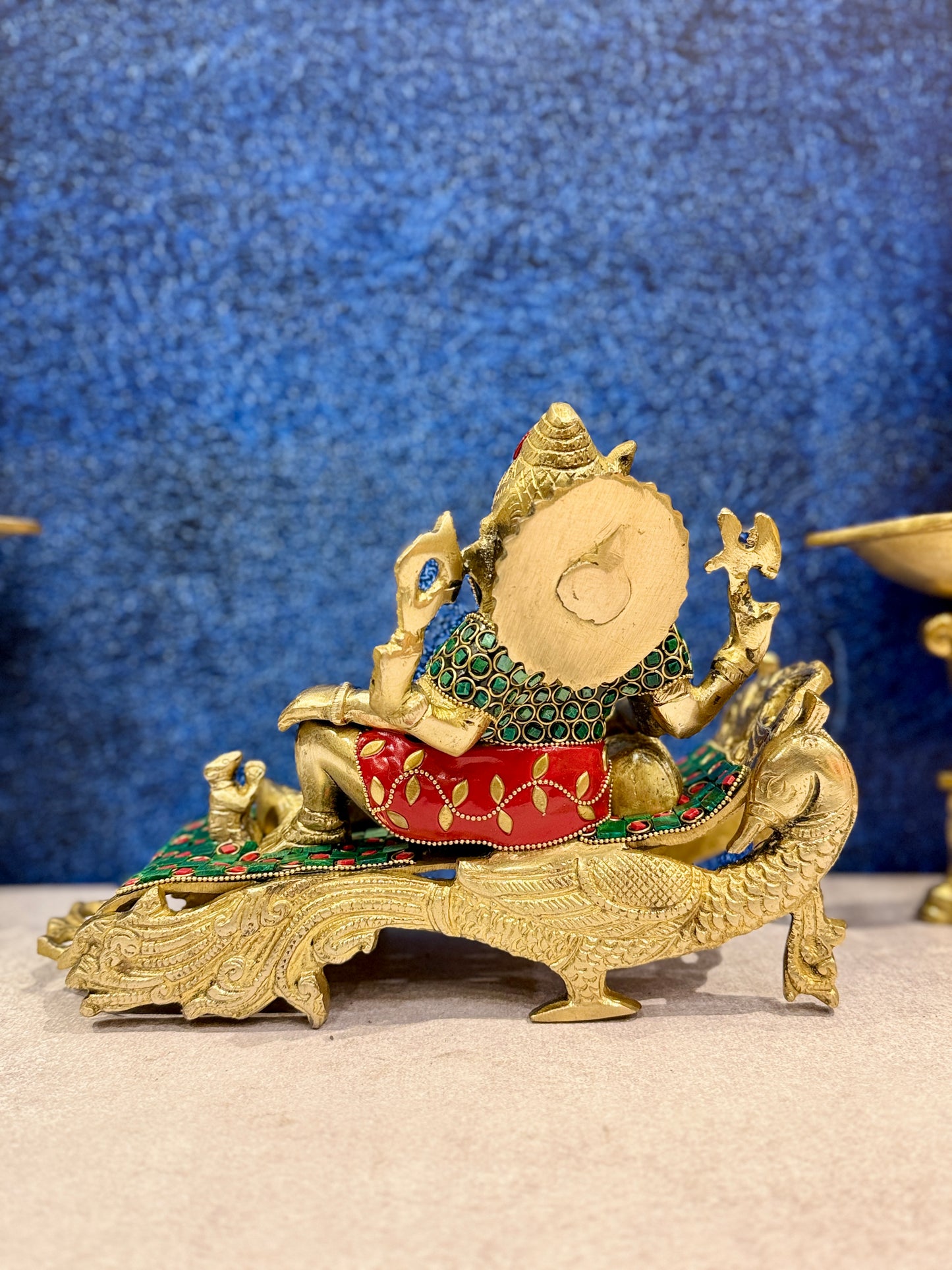 Brassaura® Brass Ganesha Statue | Height 6 Inches