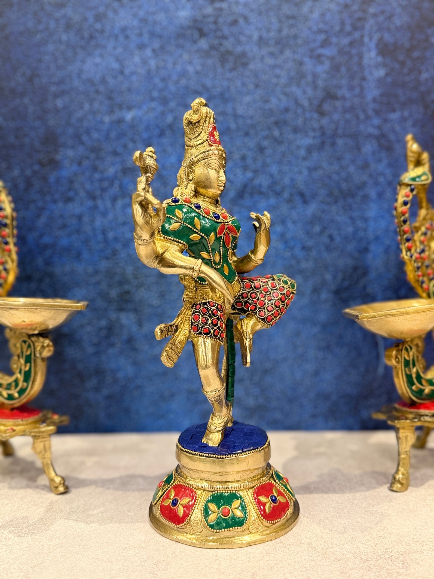 Brassaura® Brass Nataraja Statue | Height 12 Inches