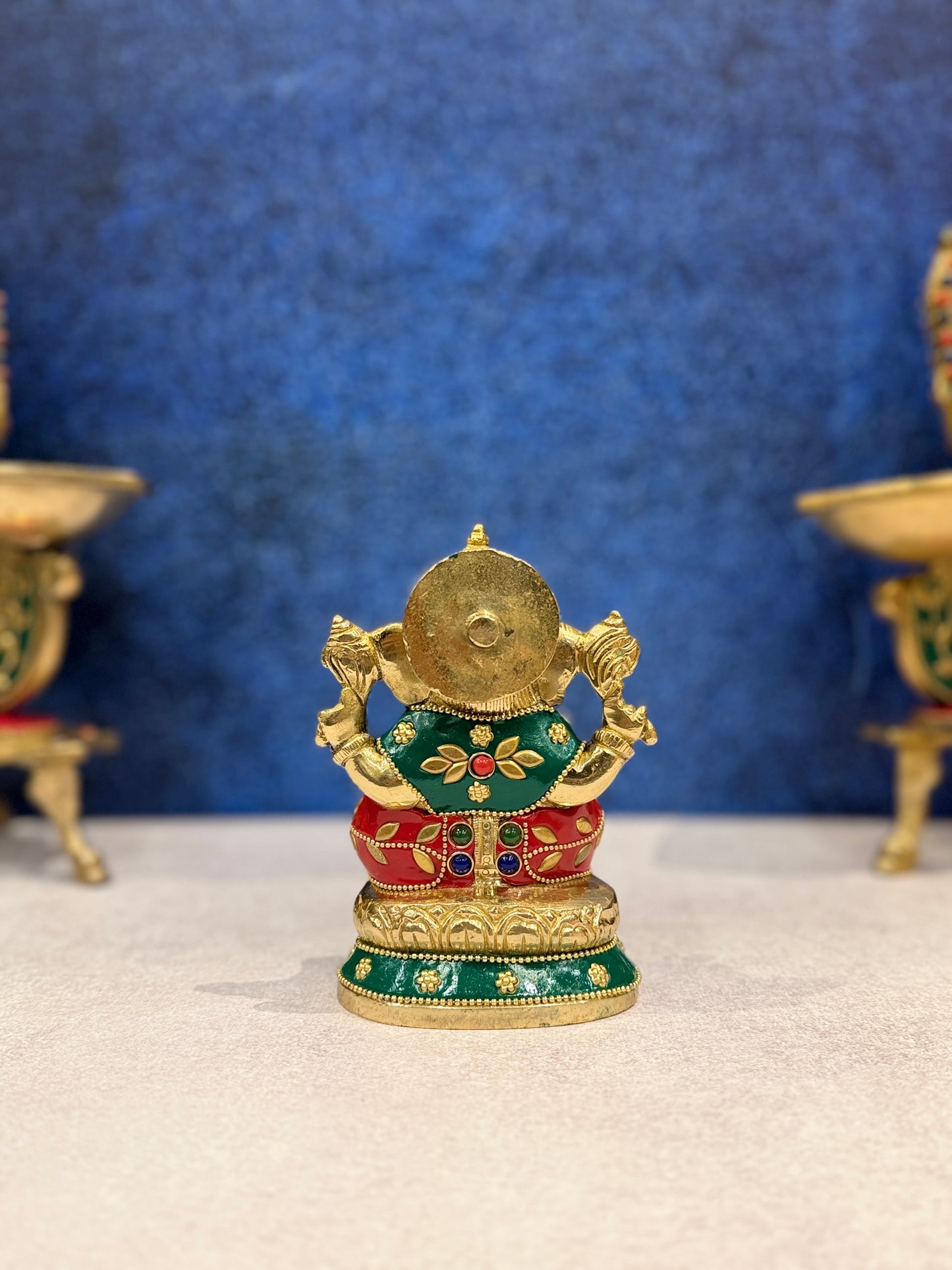 Brassaura® Brass Ganesha Statue | Height 5.5 Inches