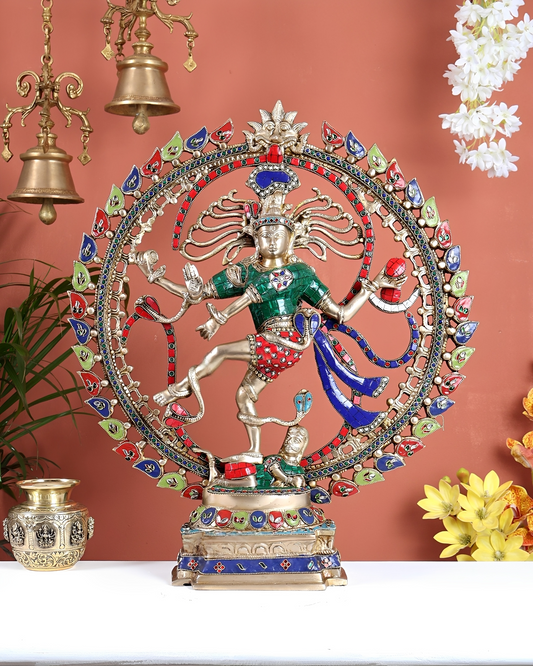 Brassaura® Brass Nataraja Statue | Height 25 Inches