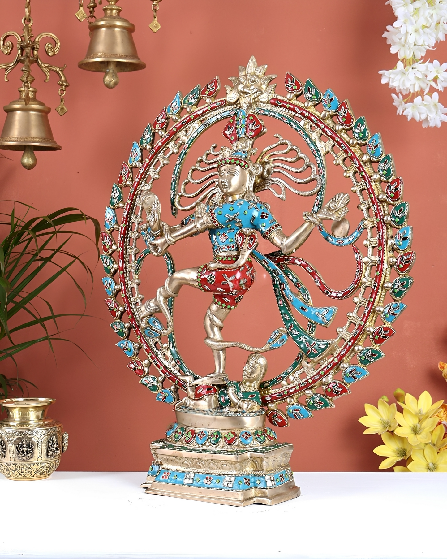 Brassaura® Brass Nataraja Statue | Height 25 Inches