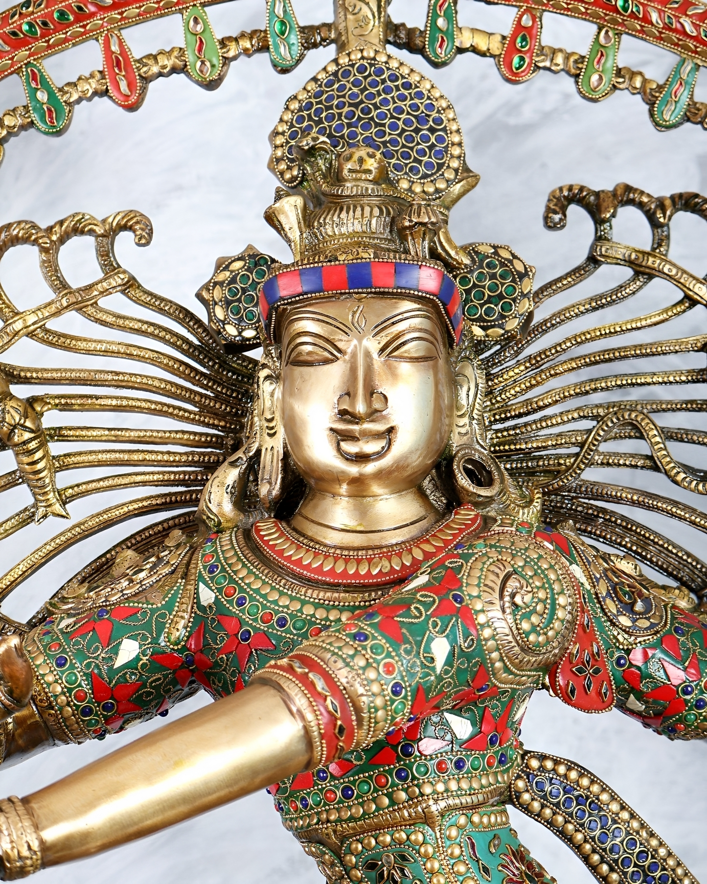 Brassaura® Brass Lord Shiva as Nataraja Statue | Height 47 Inches