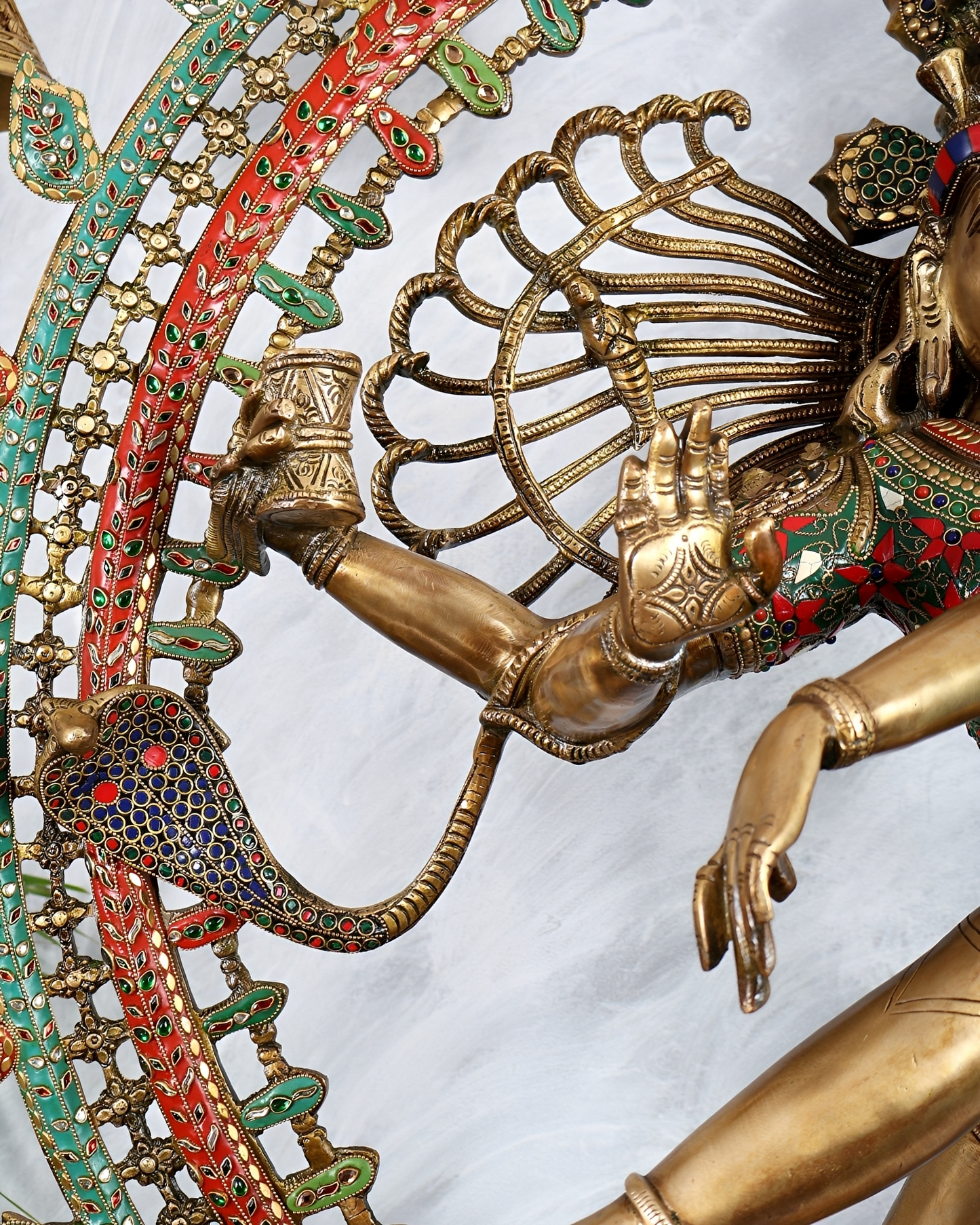 Brassaura® Brass Lord Shiva as Nataraja Statue | Height 47 Inches