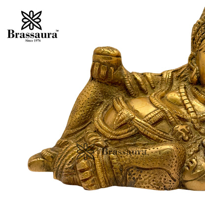 Brass Kuber Idol for Home and Decor Weight 1.9 Kg Height 14 cm