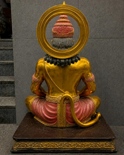 ब्रासोरा® वृंदावन वेणुगोपाल कृष्ण पीतल की प्रतिमा मोर के साथ | एंटीक नीला और सुनहरा रंग | ऊँचाई 20 इंच