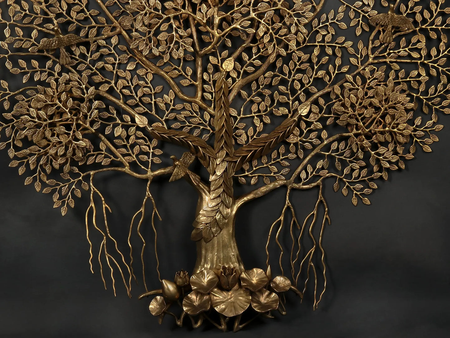 Brassaura® Brass Kalp Vraksh Tree of Life Statue | Height 50.98 Inches & Weight 26.66 kg