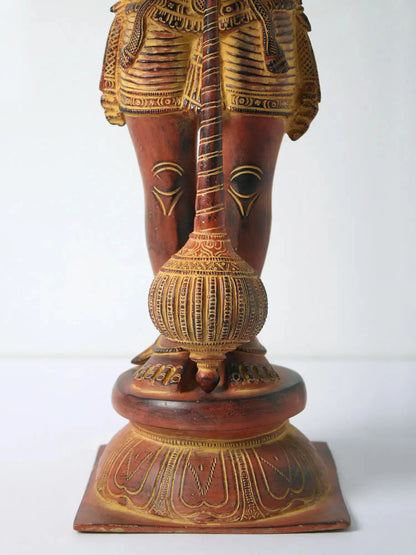 Brassaura® Standing Hanuman in Namaskar Mudra | Brass Statue | Height 21.1 Inches & Weight 8.73 kgs