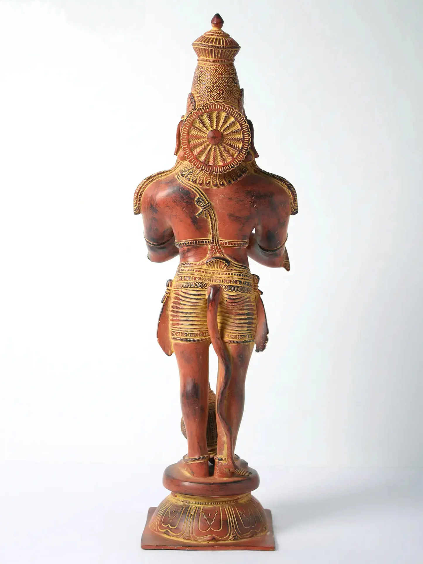 Brassaura® Standing Hanuman in Namaskar Mudra | Brass Statue | Height 21.1 Inches & Weight 8.73 kgs