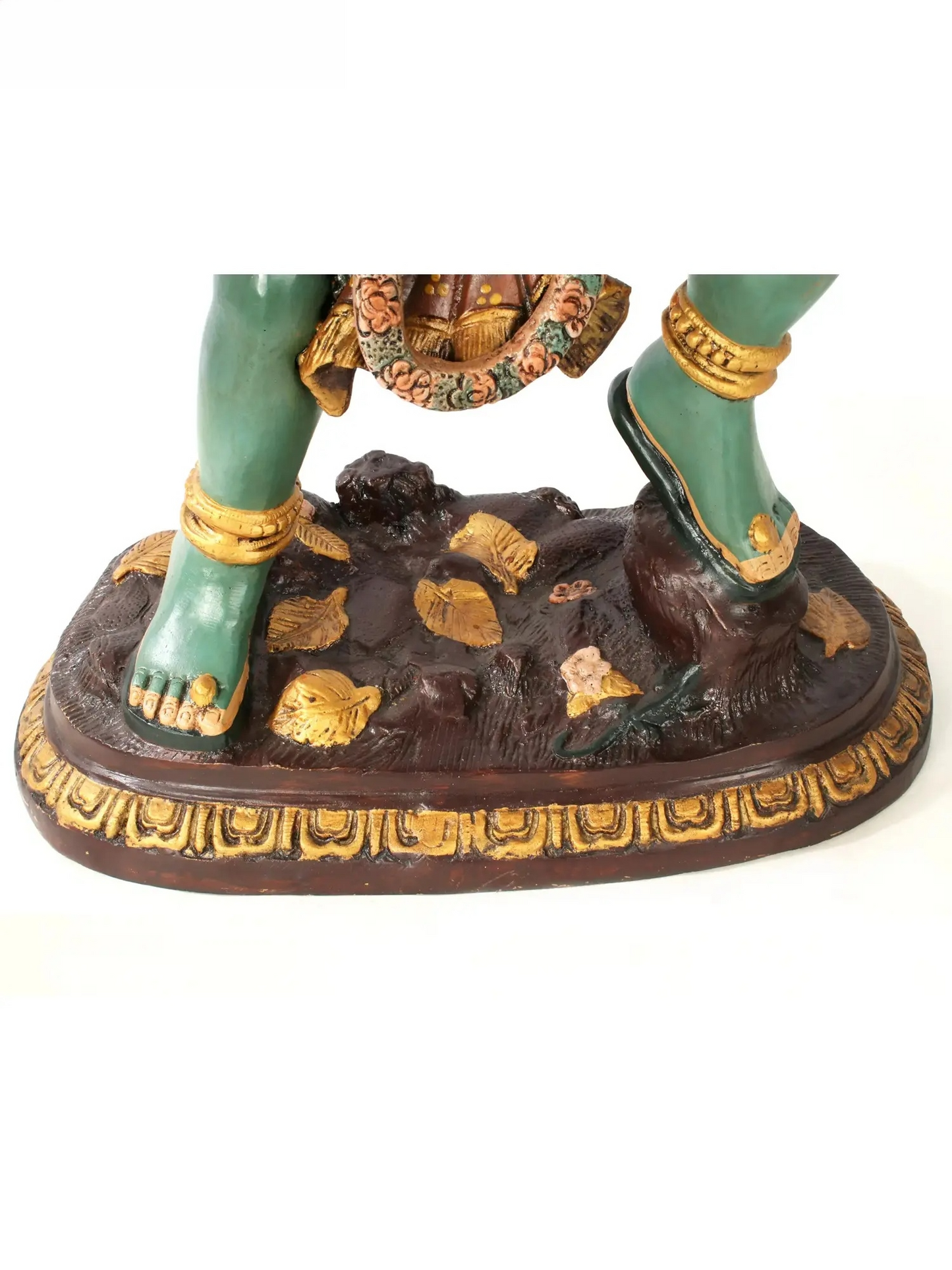 ब्रासौड़ा® वीर हनुमान संजीवनी पर्वत ले जाते हुए | पीतल की प्रतिमा | ऊंचाई 26 इंच और वज़न 26 किलोग्राम