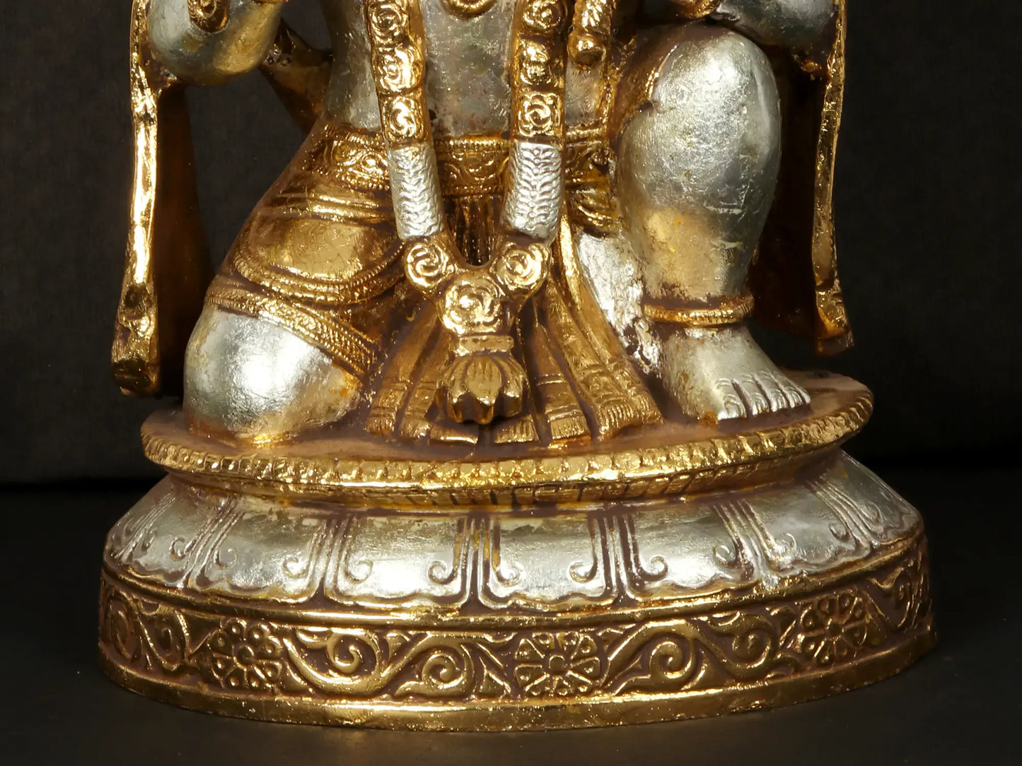 Brassaura® Panchmukhi Hanuman Statue | Pure Brass Sculpture | Height 14.4 Inches & Weight 11.86 kgs