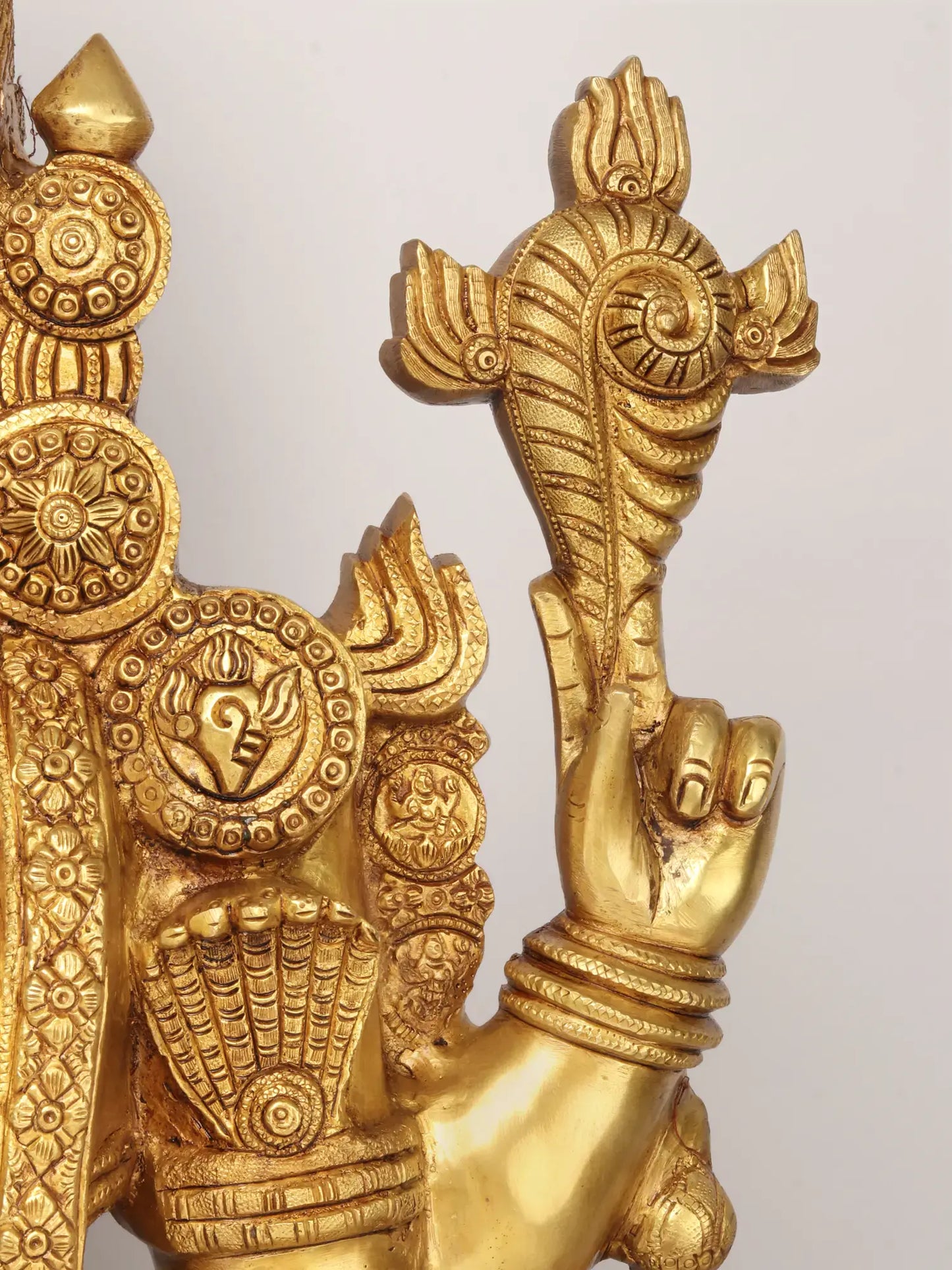 Brassaura® Lord Balaji Brass Statue | Height 38 Inches & Weight 32.75 kgs
