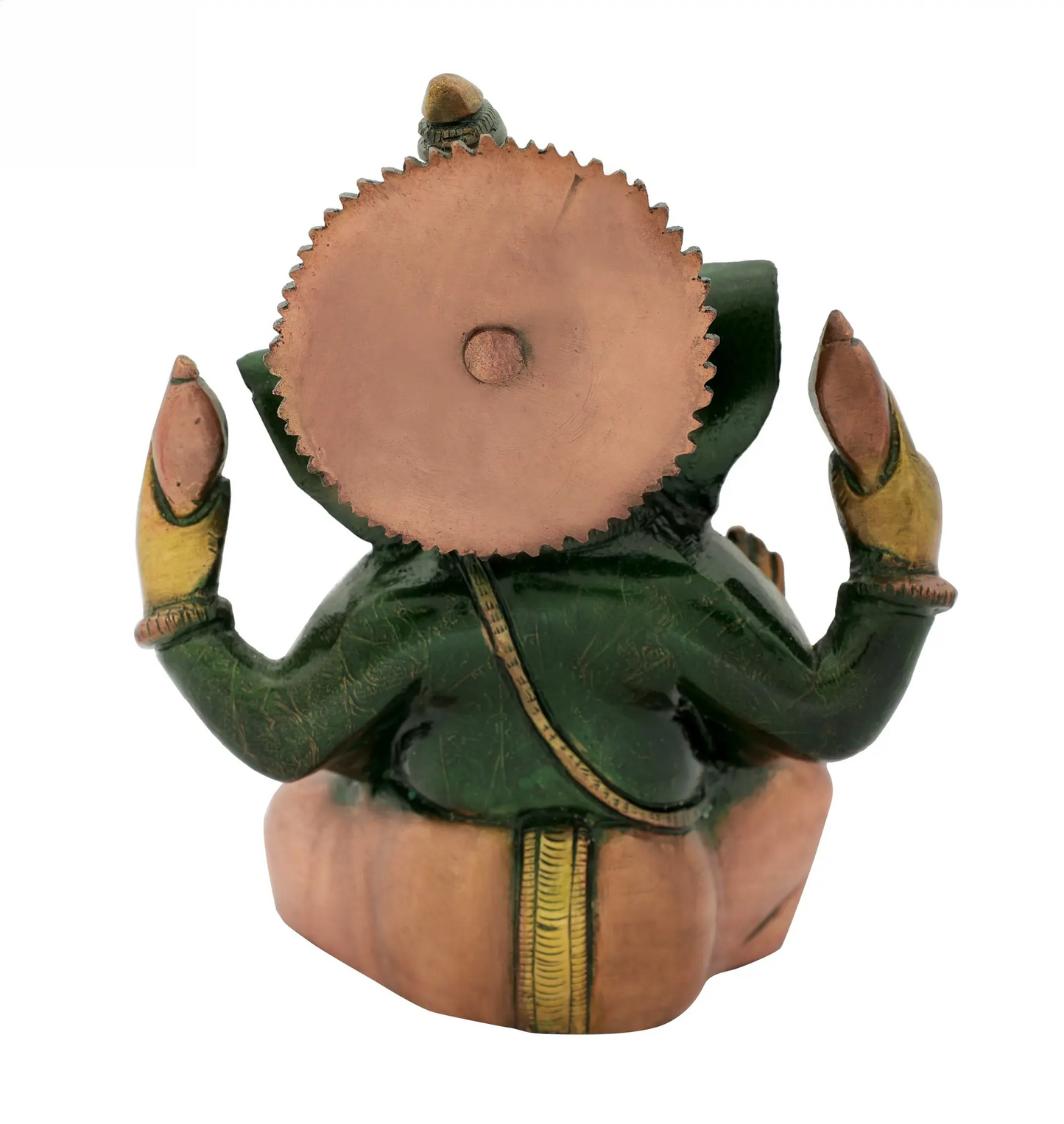 Brassaura™ Compact Seated Ganesha Idol | Height 7 Inches & Weight 2 kgs