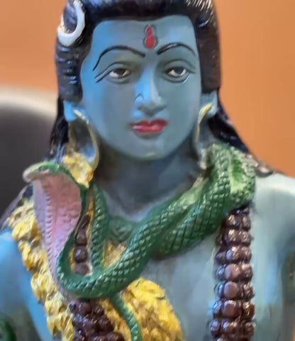 Brassaura™ Brass Lord Shiva Statue – Height 19 Inches & Weight 5.96 Kg | Devotional Home Décor