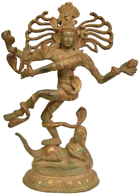 Brassaura™ Brass Nataraj Sculpture | Height 15 Inches & Weight 4 kg