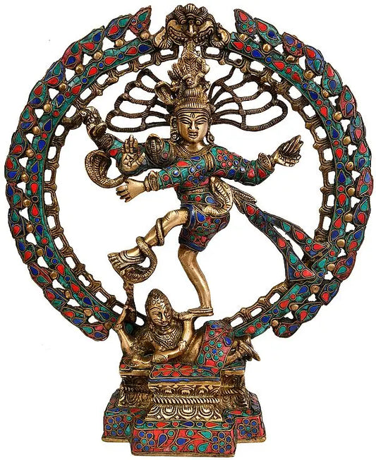 Brassaura® Brass Nataraj Statue | Height 15.9 Inches & Weight 5.70 kg