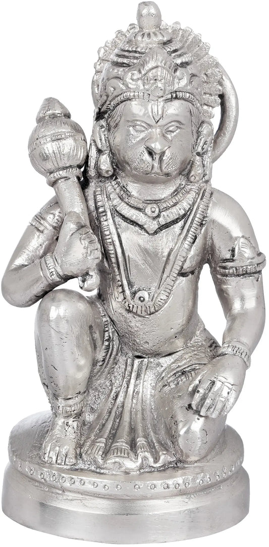 Brassaura® Lord Hanuman in Kneeling Posture | Brass Statue | Height 5 Inches & Weight 0.80 kgs