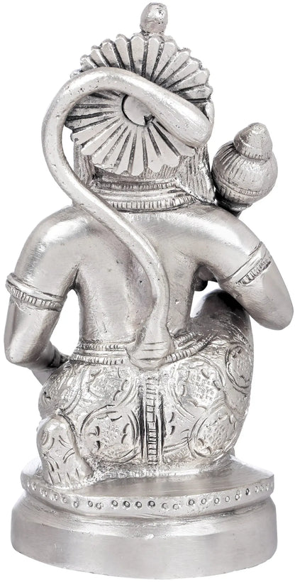 ब्रासौड़ा® घुटने टेकने की मुद्रा में भगवान हनुमान | पीतल की मूर्ति | ऊंचाई 5 इंच व वज़न 0.80 किग्रा