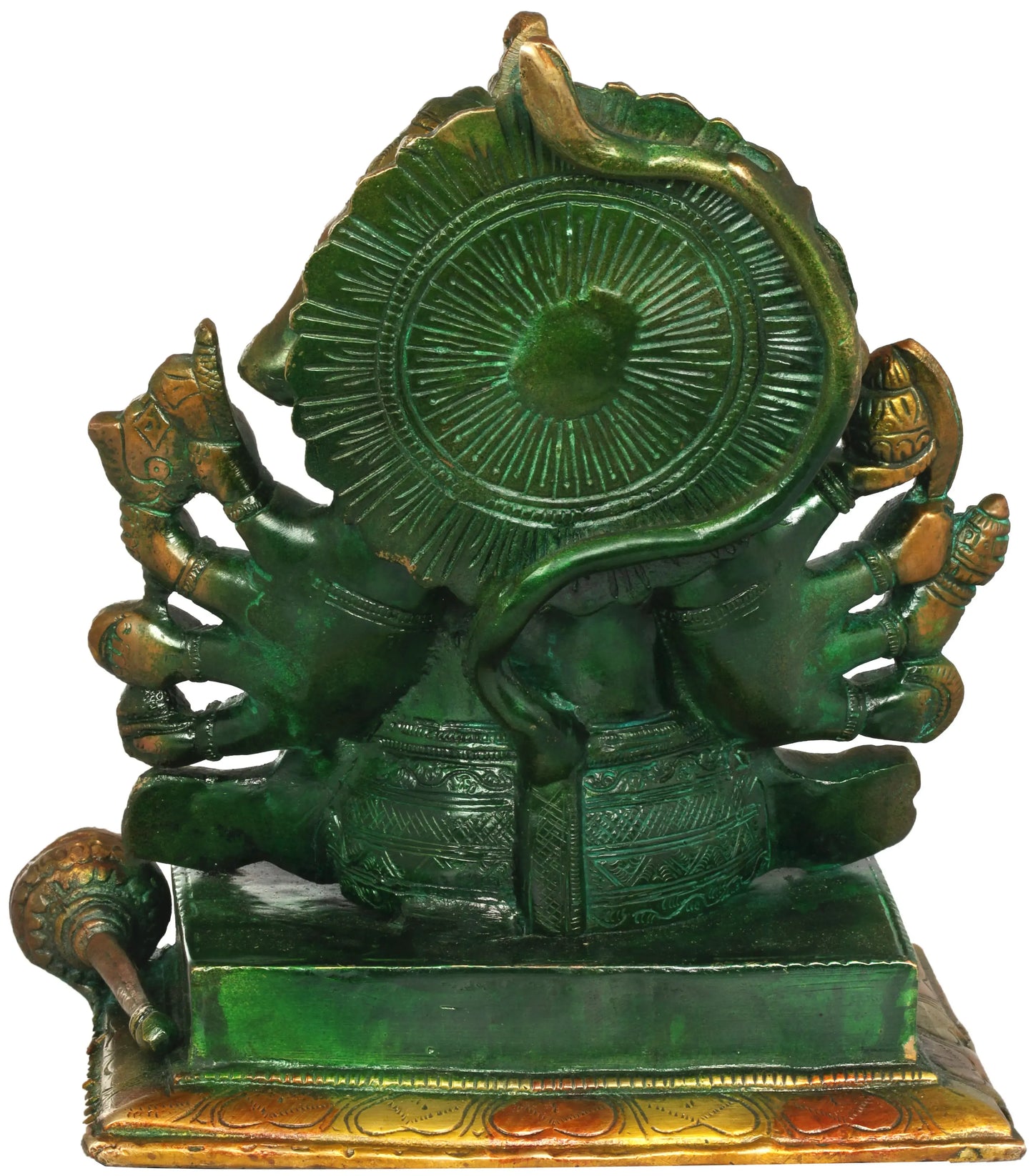 Brassaura® Panchmukhi Hanuman Statue | Brass Idol for Home Temple & Spiritual Decor | Height 7.5 Inches & Weight 3.30 kgs