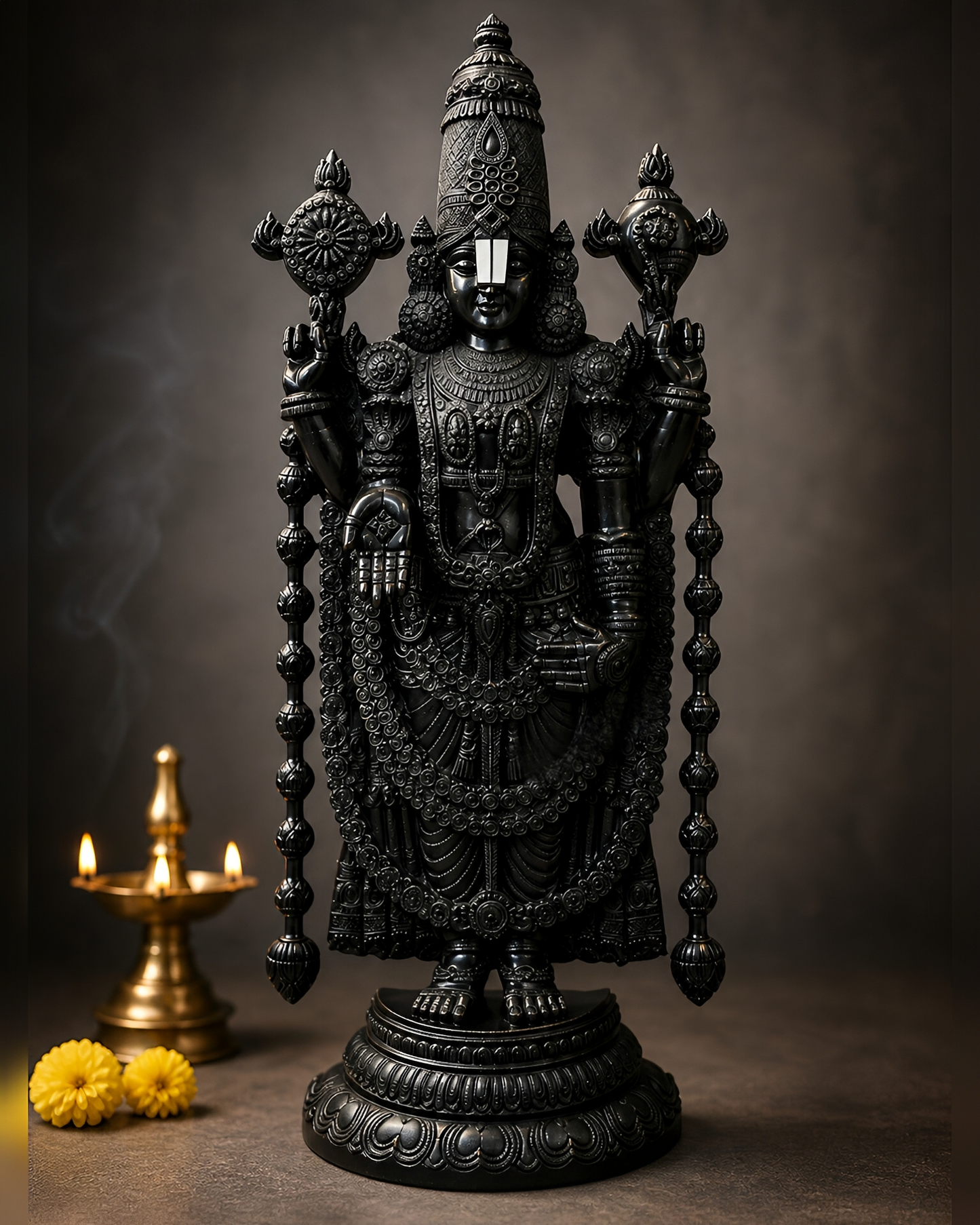 Brassaura® Brass Tirupati Balaji Statue | Height 48 Inches