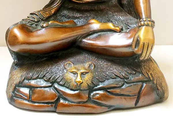 Brassaura® Brass Shiva Statue | Height 13 Inches & Weight 6.57 kg